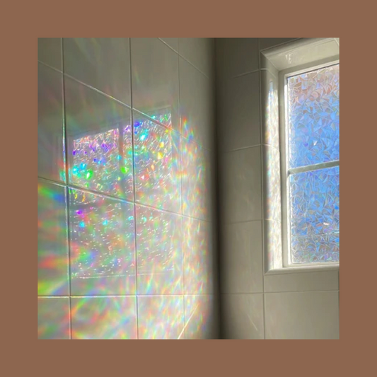 Rainbow Window Film for Glass Door Heat Control Anti UV